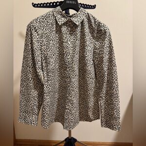 Talbots Animal Print Shirt
